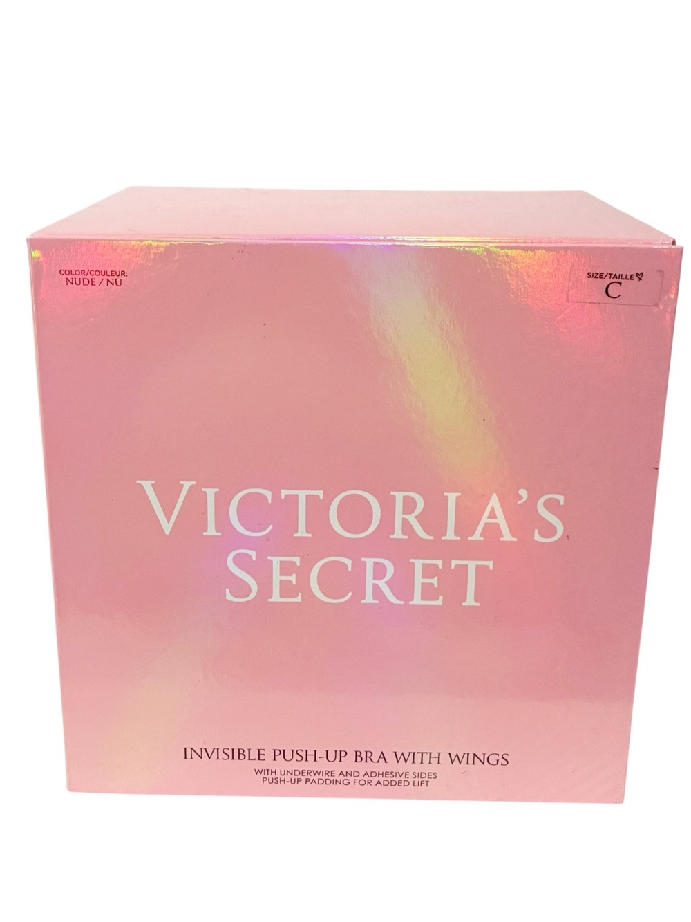Victoria's Secret Seamless Invisible Backless Bra Size C Self Adhesive NEW